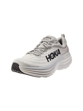 Hoka Men's Light Gray/Charcoal Bondi Running Shoe